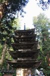 国宝羽黒山五重塔
