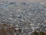 瑞龍寺境内から見た近江八幡の町並み